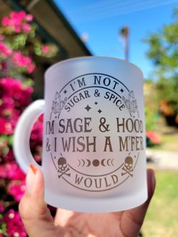 Sugar & Spice 11oz Glass Mug