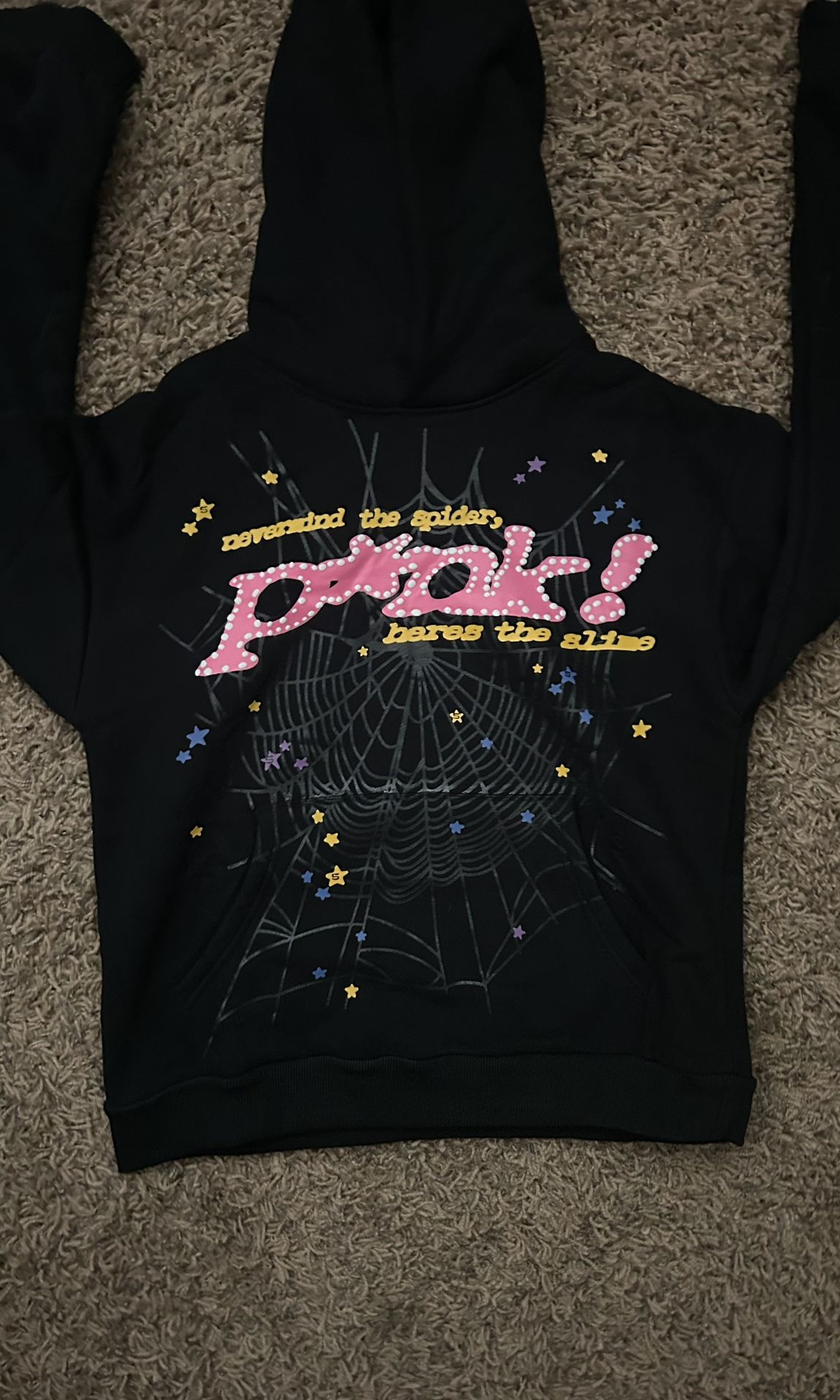 Pink Spider Hoodie