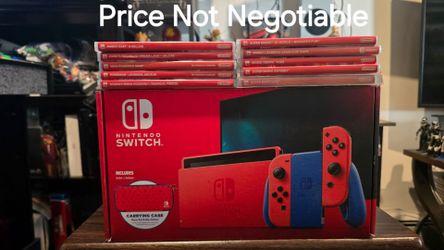 Nintendo Switch Mario Red & Blue Edition Bundle