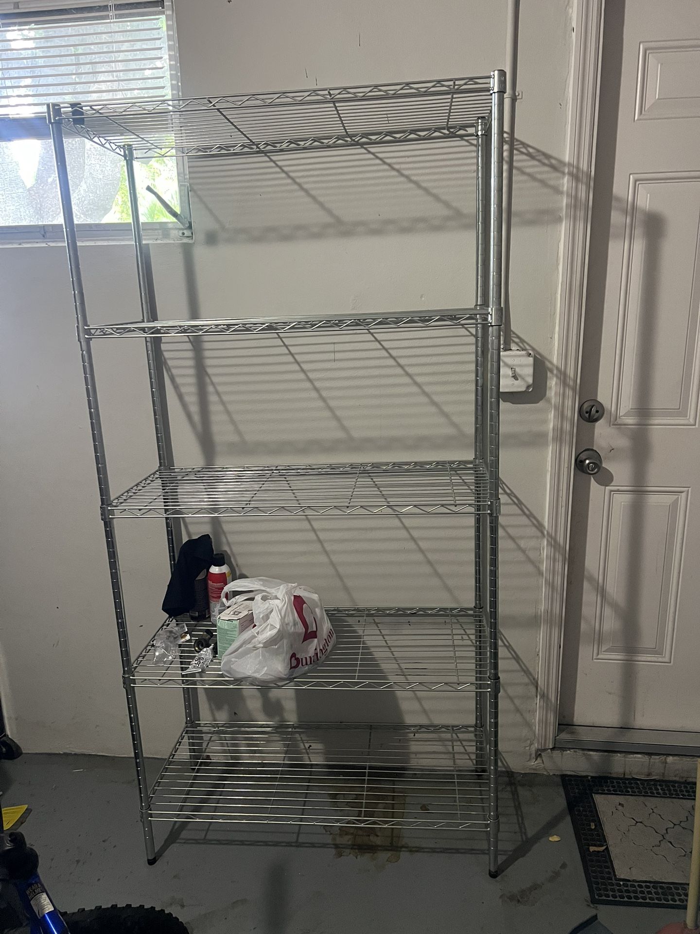 Metal Shelving,for 1000 LBS Capacity,Chrome