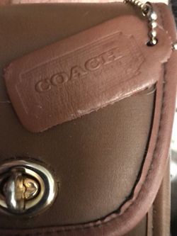 Coach belt pouch