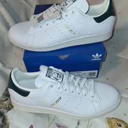 Adidas Stan Smith Men's Size 12 FTWWHT/CGreen/CWhite JH9704 New