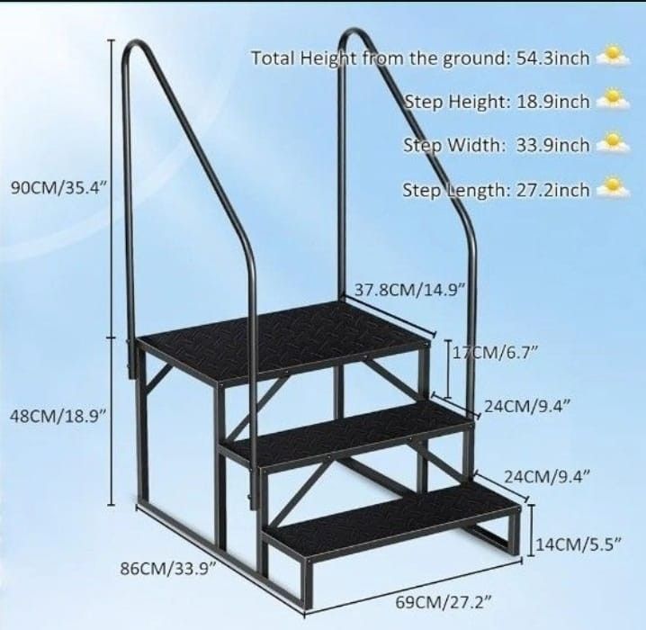 ABOUT GROUND SWIMMING POOL LADDER