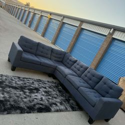 Navy blue Sectional Couch