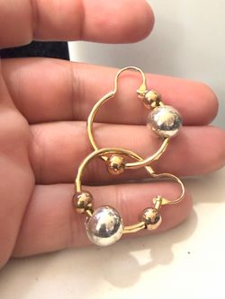 Med Hoop earrings