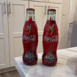 Coca-cola 50th Anniversary Disneyland Bottles  