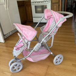 Babydoll Double Twin Jogging Stroller 