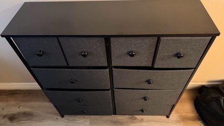 8 drawer Fabric dresser