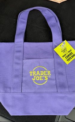Trader Joe’s Purple mini tote bag