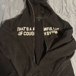 ALOCS RHINESTONE ZIPUP 