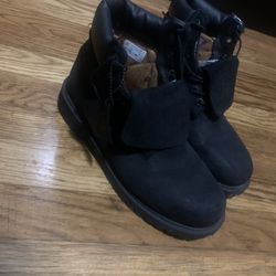 Timberland Boots Black Size 7 Meetups or Ship 