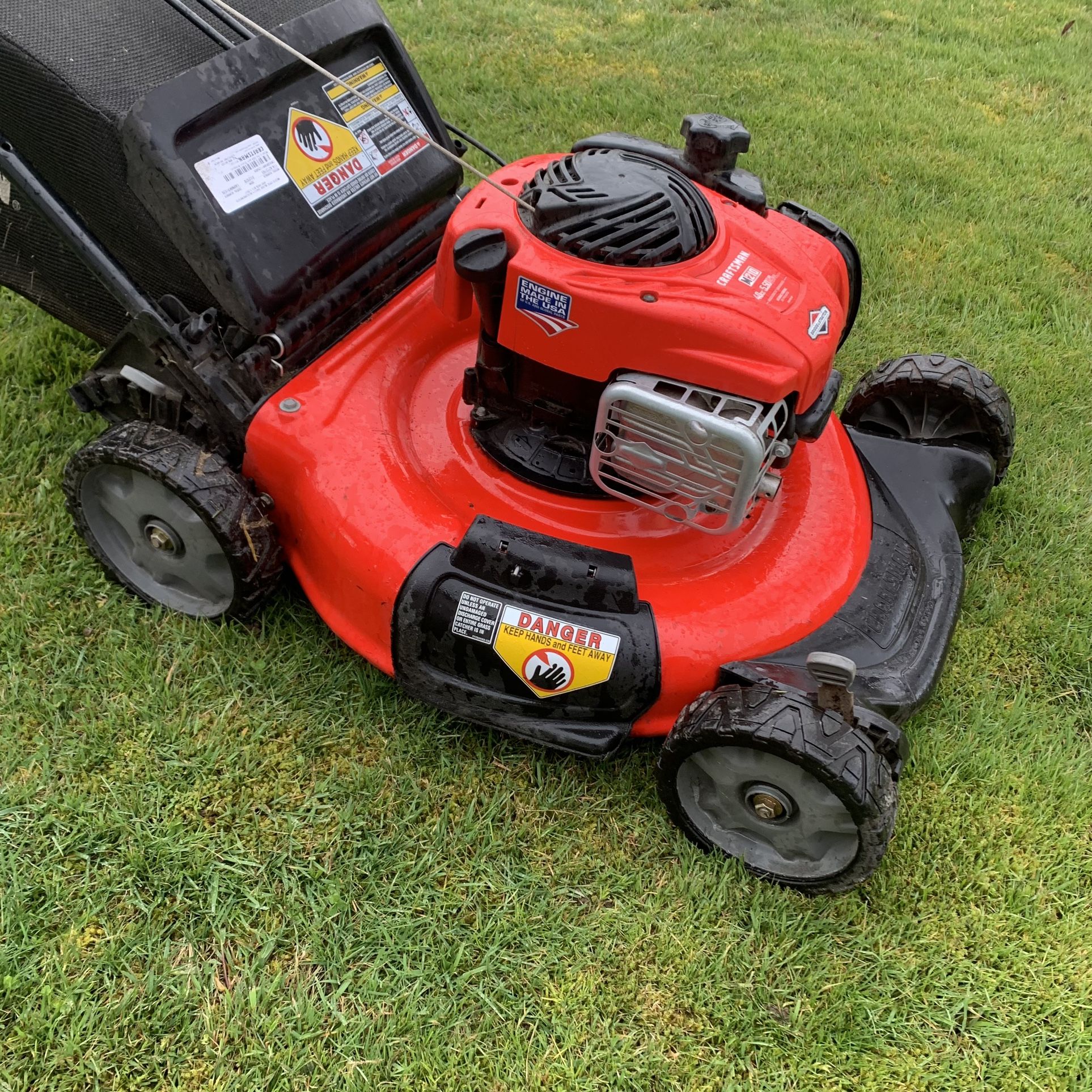 Craftsman M210 lawnmower for parts repair lawn mower