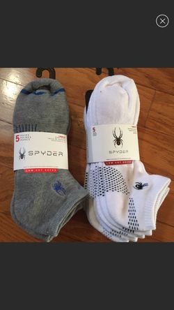 NWT men’s Spyder 10 pairs low cut socks bundle