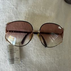 Vintage Christian Dior 80’s Ladies Butterfly, Large Lens Sunglasses. Made In Austria, 100% Authentic. RARE