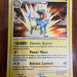 Pokemon Manectric 11/127 Platinum Holo Rare Semi Vintage 2009 LP/NM ⚡️