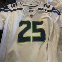 Women’s XL Seahawks Sherman Jersey White