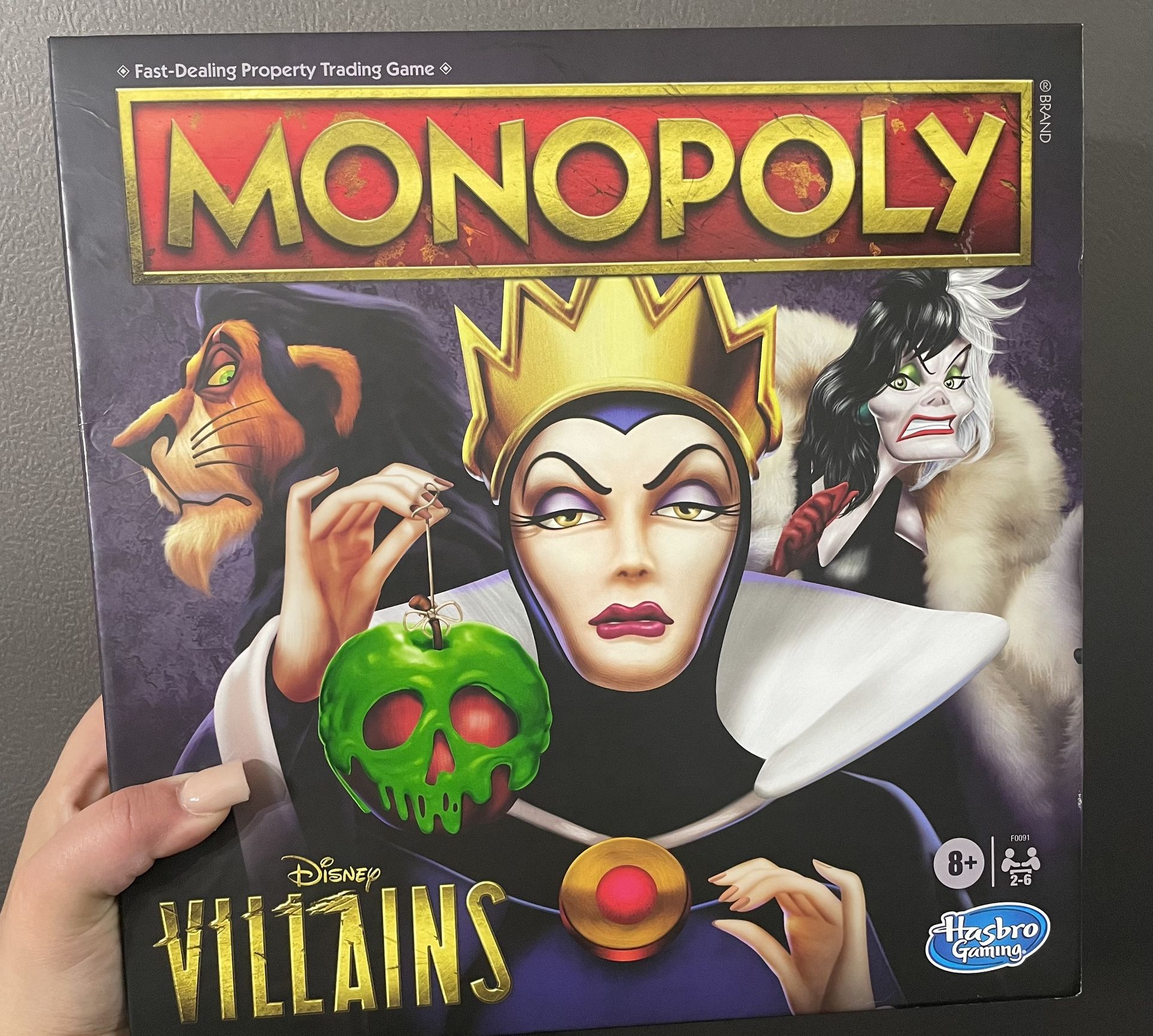 Monopoly Game Disney Villains 