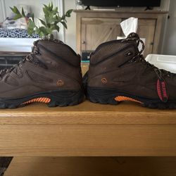 Wolverine Hudson Men's Leather Boots Size 9 Brown Steel Toe Work Hiking W02194