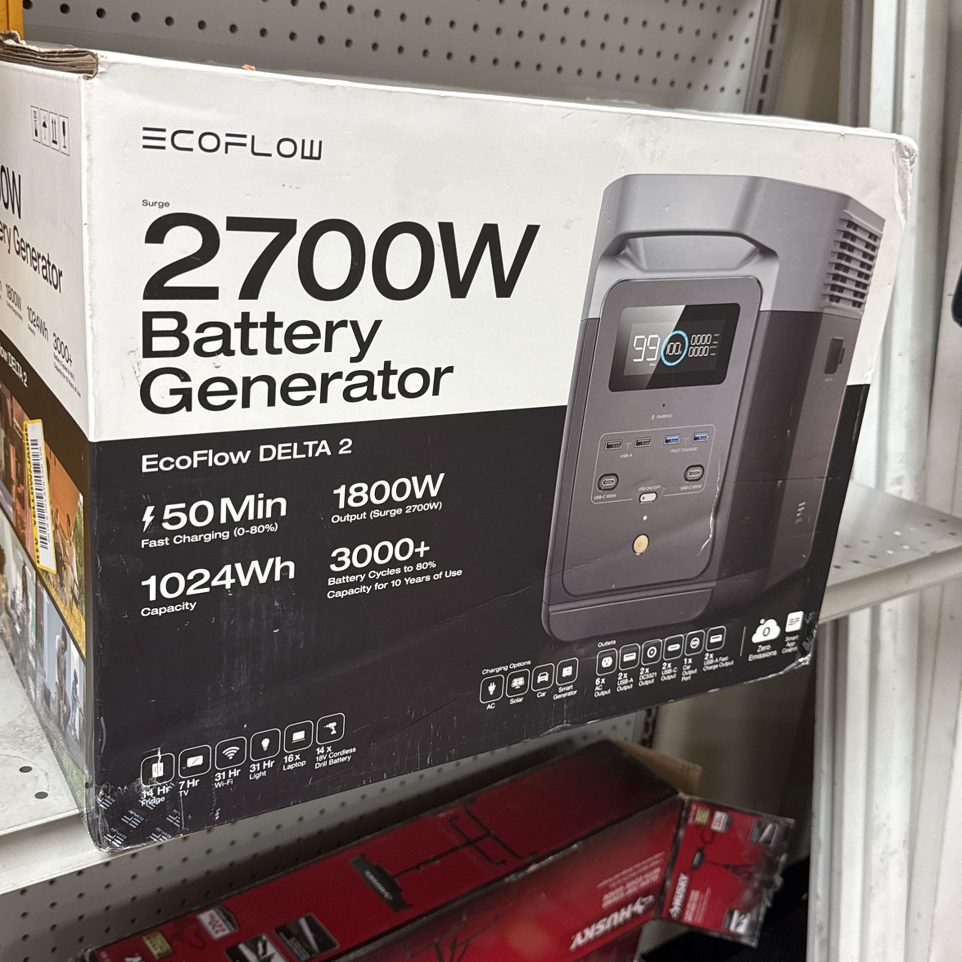 NEW COFLOW Delta 2 2700W Battery Generator