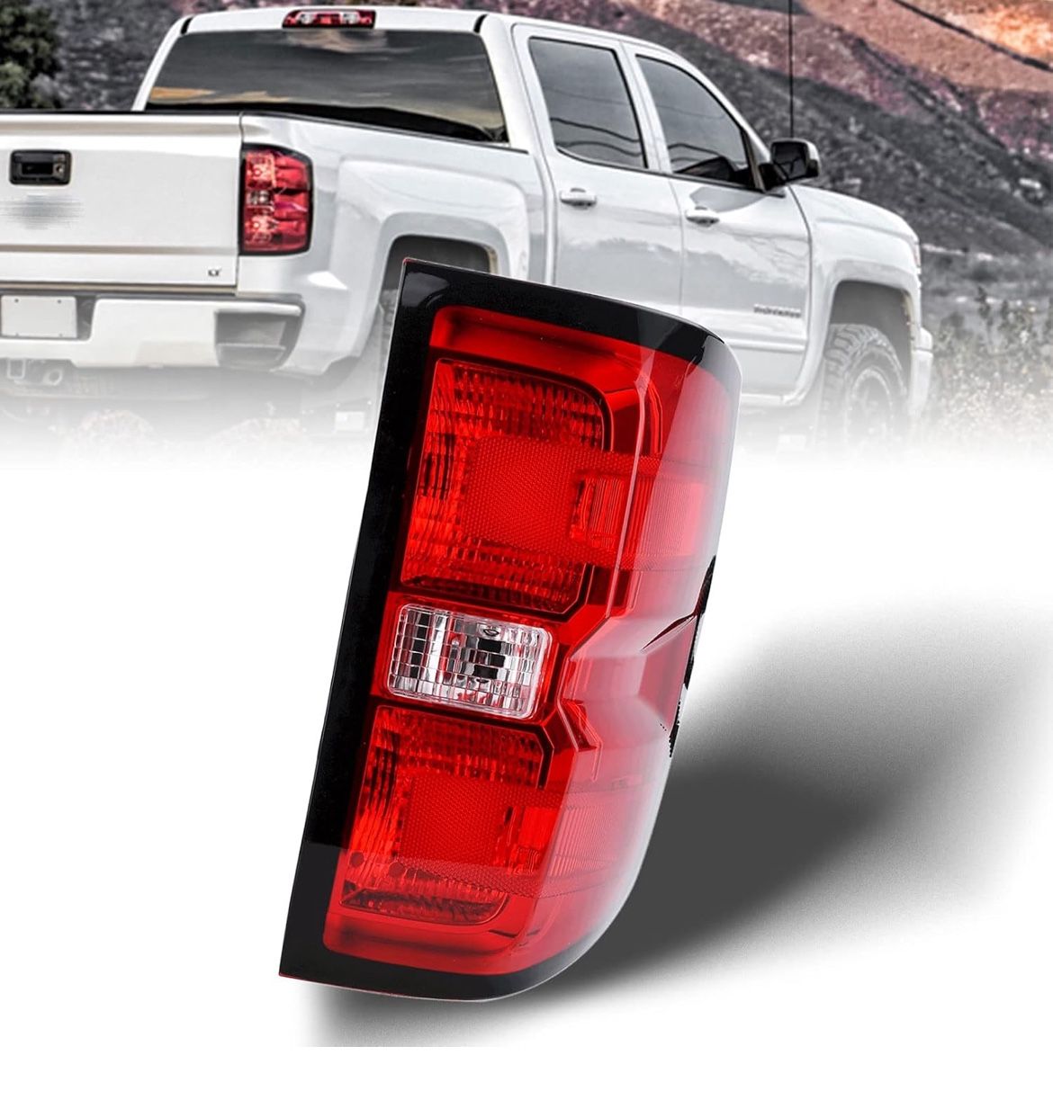 Tail Light Assembly Compatible With 2016/2019 Chevrolet Silverado