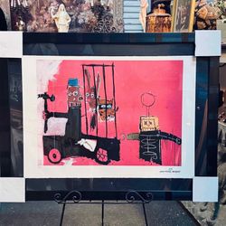 LM1- Jean-Michel Basquiat “Molasses” 1983 Limited Ed 91/300 Plate Signed 35x27