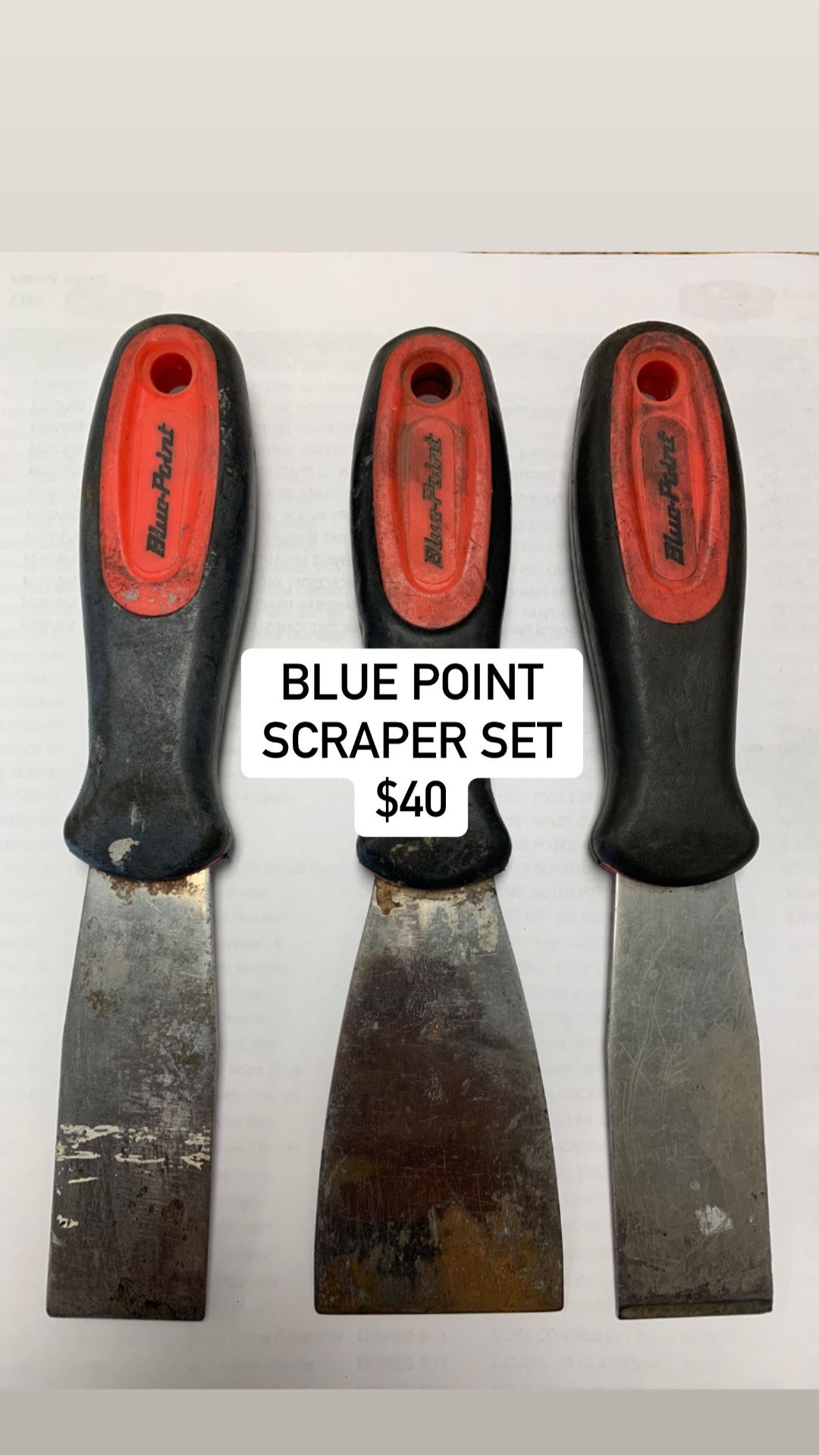 Blue Point Scraper Set #25551