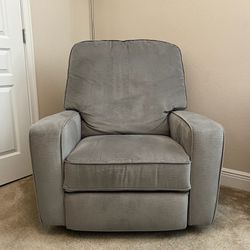 Gray Rocking Chair Recliner 