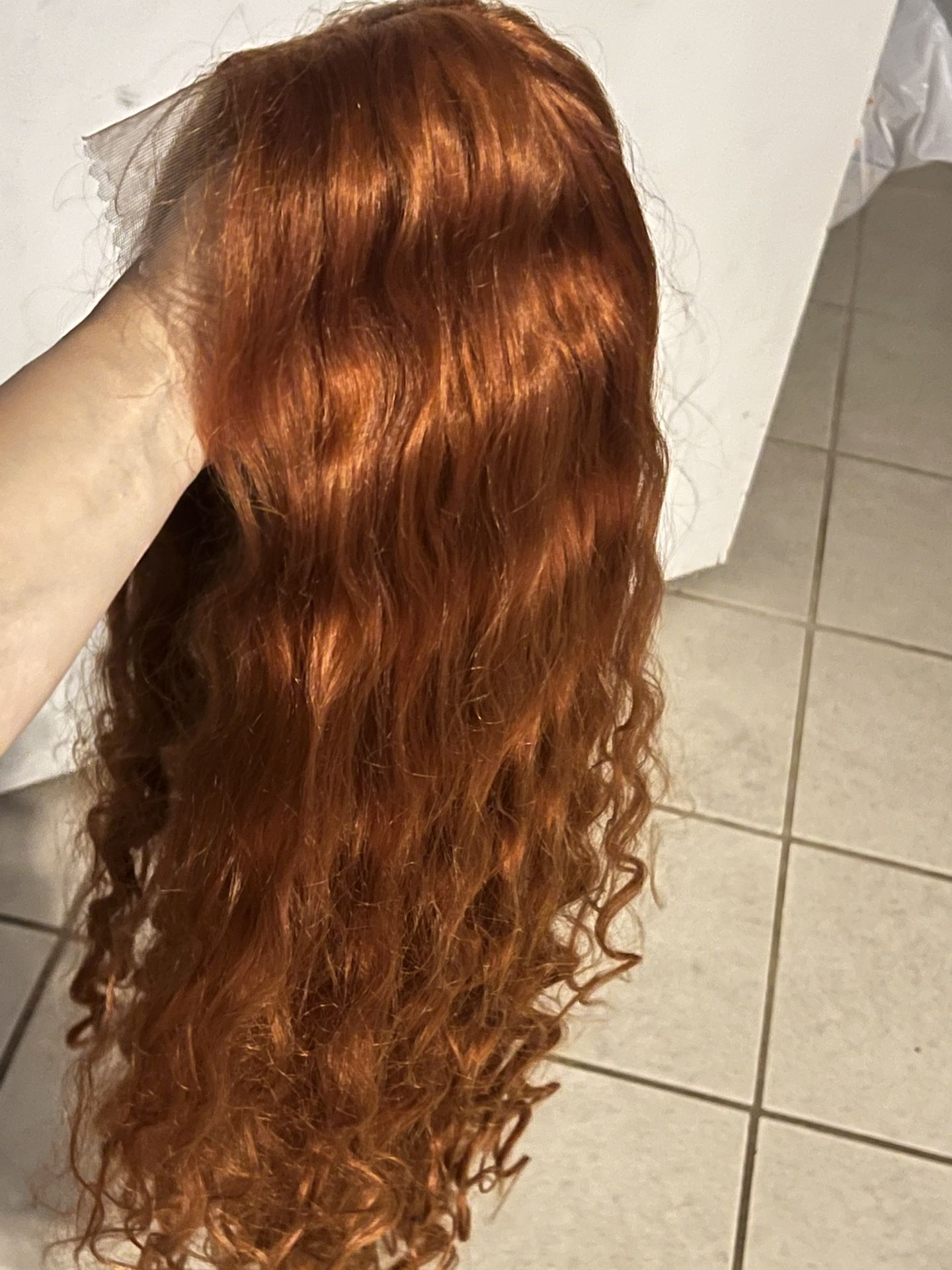 26 Inch Lace front red Wig
