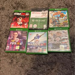 SELLING 6 Xbox One Games
