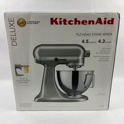 New KitchenAid Deluxe 4.5 Quart Tilt-Head Stand Mixer KSM97CU