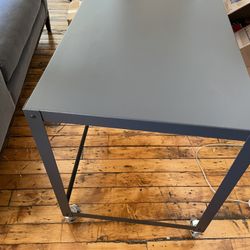 Create And Barrel CB2 Go Cart Metal  Desk