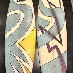 Pair of 90’s Al Merrick Surfboards