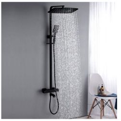 Exposed Rainfall Thermostatic Shower/Tub Assembly 
