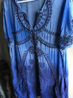 Sz. Lg. Ruff Hewn Grey Long Top