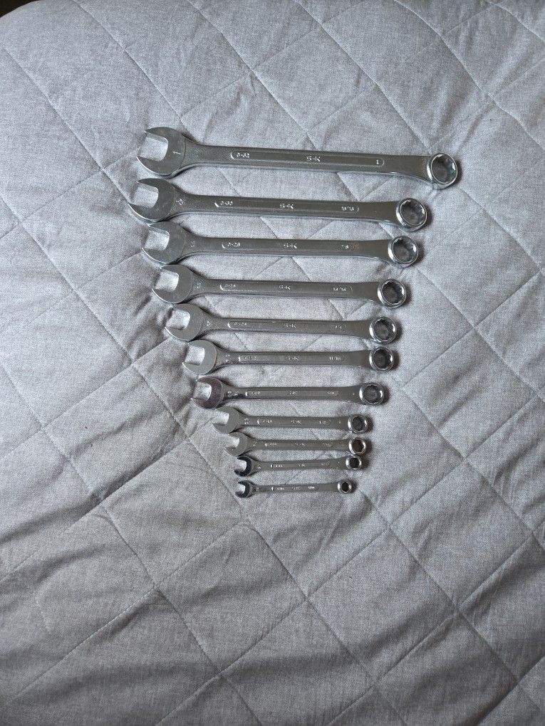 S-K STANDARD WRENCH SET,12PECE SET