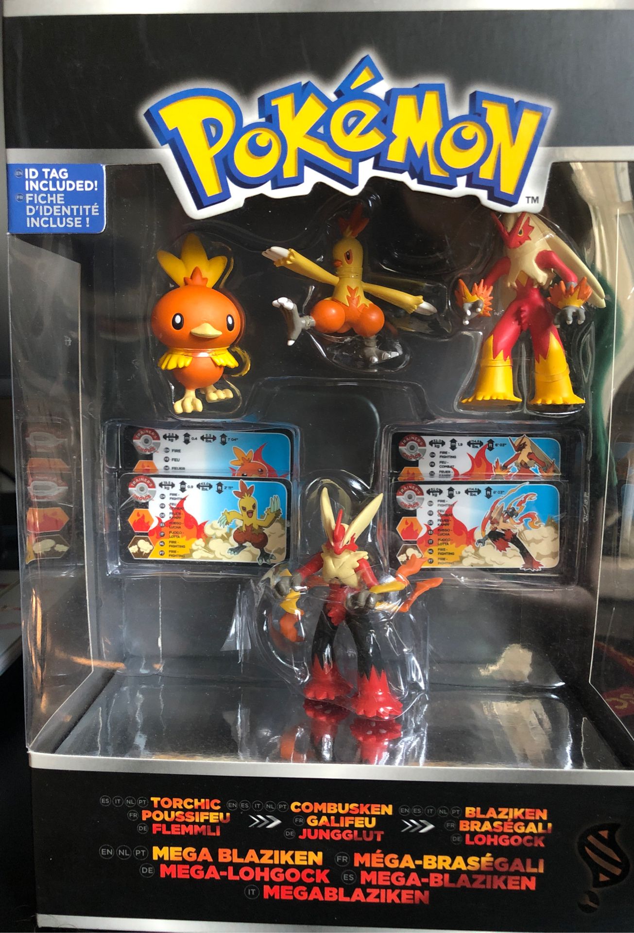 Pokemon XY Brand: TOMY Torchic, Cobusken, Blaziken, and Mega Blaziken / Mini Figure 4-Pack