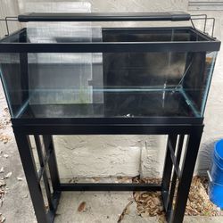 aquarium tank 20 long with light and stand