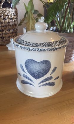 Blue Heart Canister 