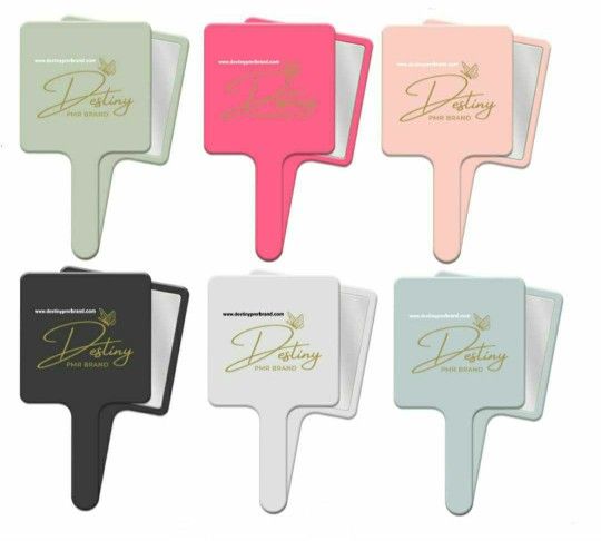 SQUARE HANDHELD MIRROR COSMETIC 