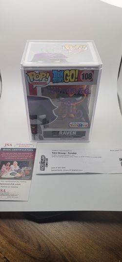 Funko Pop! Teen Titan Go!: Raven (Orange) #108 Signed By Tara Strong