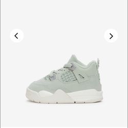 Mint Green Jordan 4s TODDLER