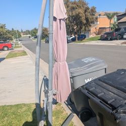 Free Stuff! Patio Umbrella And Bike Rack! 