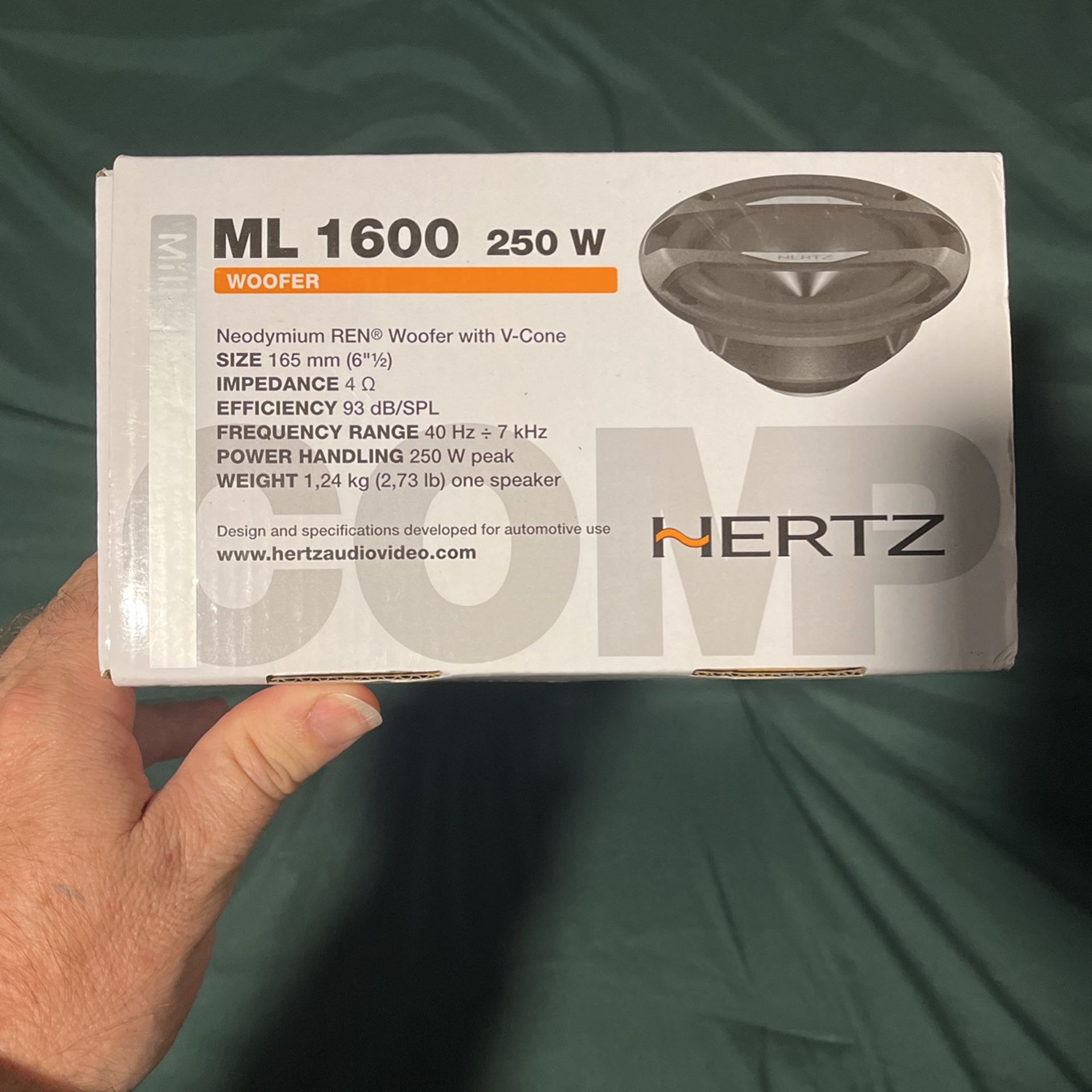 Brand New Hertz Mille ML 1600 Mid-bass