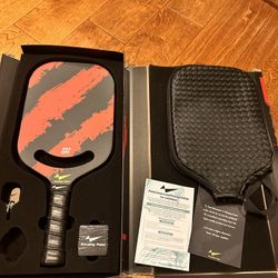 Warping Point Ascent Pickleball Paddles| Carbon Fiber Pickleball Racket with Aero Throat |
