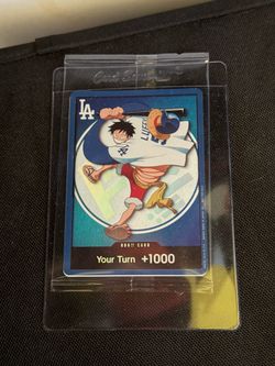 2026 Sealed One Piece Monkey D. Luffy x Dodgers Promo DON!! Card D