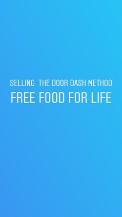 Door dash method