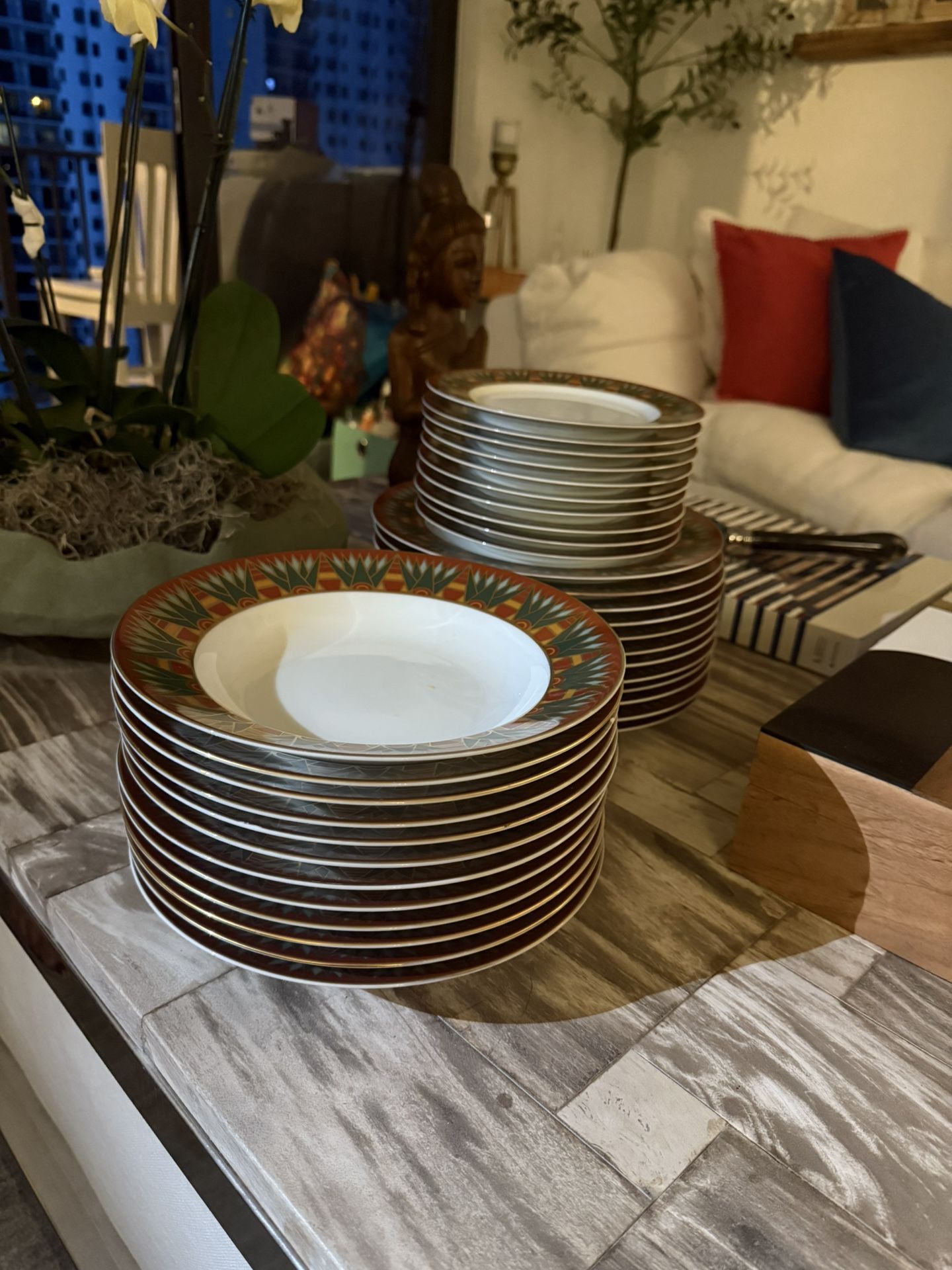 Japanese Dinner Set - 58 Pieces