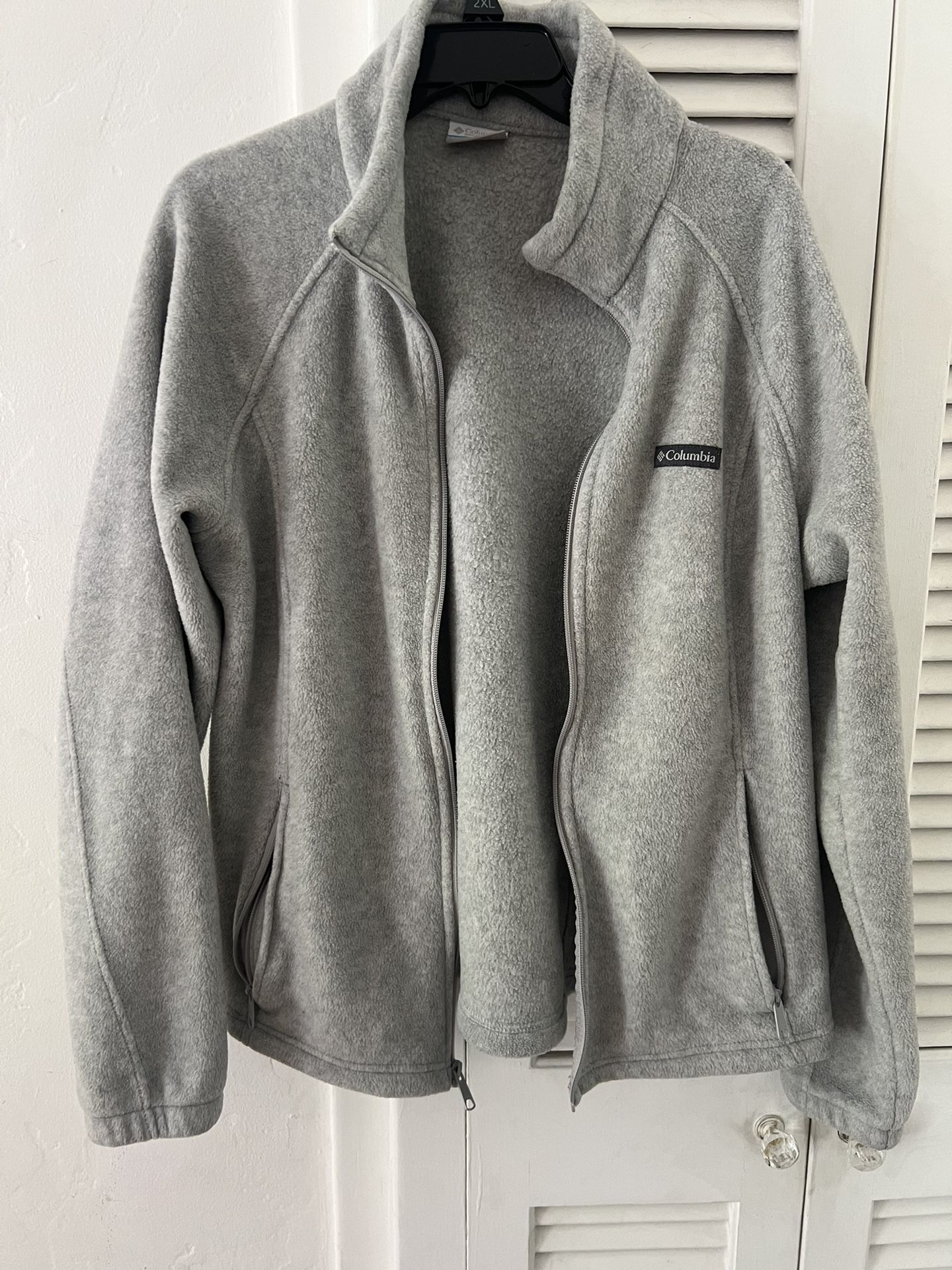 Gray Columbia Fleece Sweater
