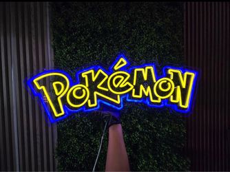 Custom Pokémon LED Neon Sign 26” x 9”