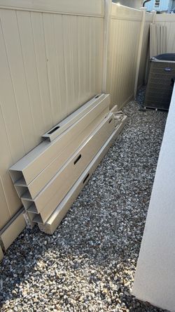 Vinyl fence post/ parts